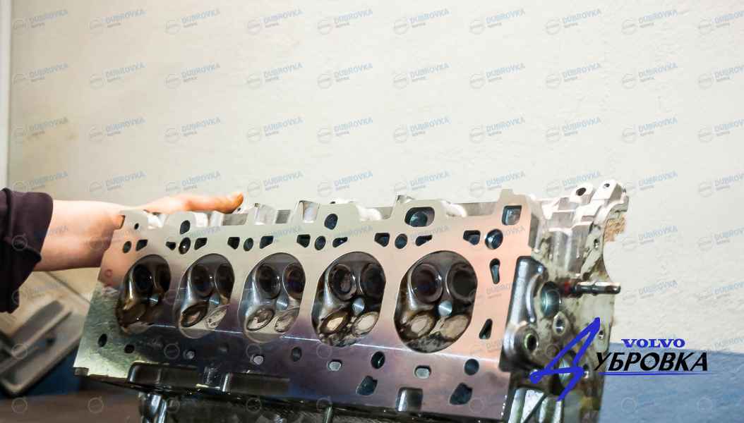 Volvo V50 ремонт двигателя по причине перегрева