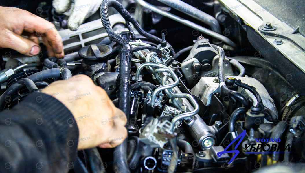 Замена клапанной крышки дизельного двигателя D5 Volvo XC90 new 2015